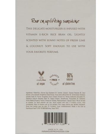 FarmHouse Fresh Citrine Beach Body Milk 8 Fl Oz - Hydrating Body Lotion - Buy Online on GoSupps.com