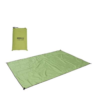 WoneNice 118 x 118 inches Camping Tarp for Tent, Tent Footprint, Sun Tarp, Ground Tarp, Insulated Thermal Silver Coating Survival Tarp for Beach, Car or Camping and Adventure Army Green Oversize(Approx 118 x 118 inches)