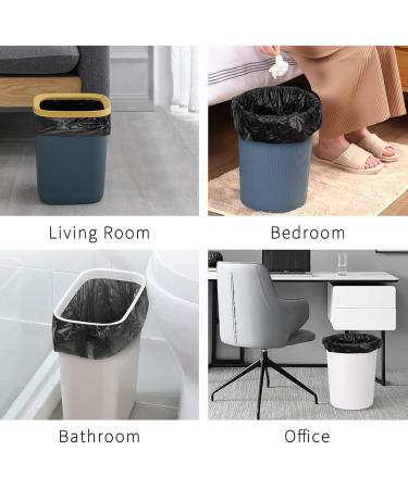 Fyy 6 Gallon Garbage Bags | 100 Black Waste Bags for Kitchen Bathroom & Office | 5 Rolls of Durable Garbage Bags (50x60 cm) - Buy Online on GoSupps.com