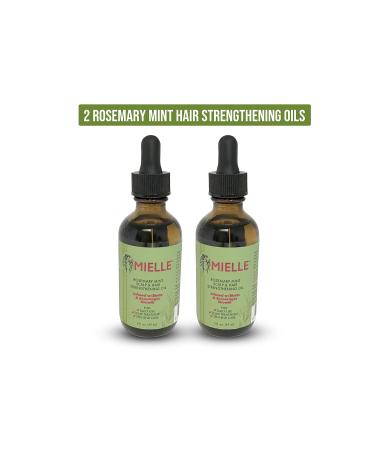 Mielle Organics Rosemary Mint Hair Growth Oil 2 oz (Pack of 2) with Biotin for Stronger Hair - Soothes Dry, Itchy Scalp - Buy Online on GoSupps.com