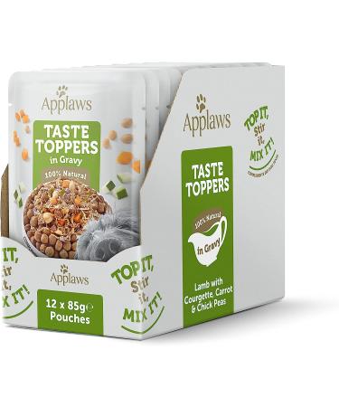 Applaws Premium Natural Nass food for dogs grain -free lamb with vegetables in sauce topping for dogs 12 x 85g pack lamb with vegetables 1.02 kg (1 Pack)