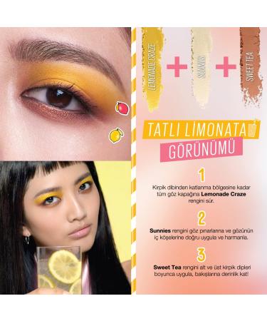 Maybelline New York Lemonade Bar Eyeshadow Palette No. 01 Lemonade Craze - 12g | International Shipping Available - Buy Online on GoSupps.com