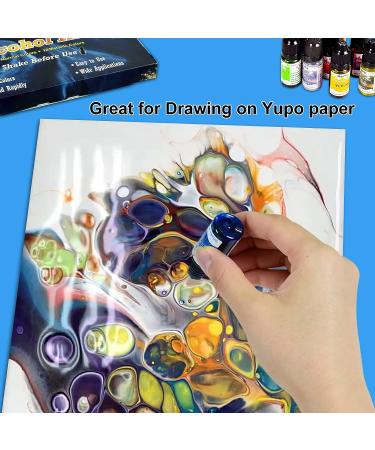 Metallic Alcohol Ink Set - 28 Vivid Colors for Resin Art & Glass Painting - Fast Drying & High Concentration - 10ml Bottles - Buy Online on GoSupps.com
