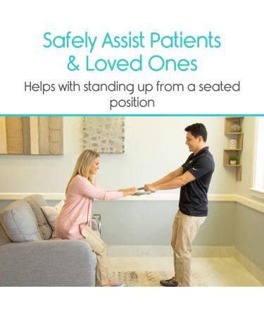 Vive Lift Assist Patient Lifting Stand - Lightweight Mobility Aid for Elderly & Disabled - 2 Pack Universal Transfer Device for Caregivers & Therapists - Buy Online on GoSupps.com