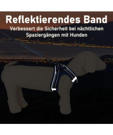 Uvtqssp Dog Harness for Small Dogs - Padded Puppy Harness with Leash in Dark Blue (XXS) - Comfortable & Stylish Dog Gear - Buy Online on GoSupps.com