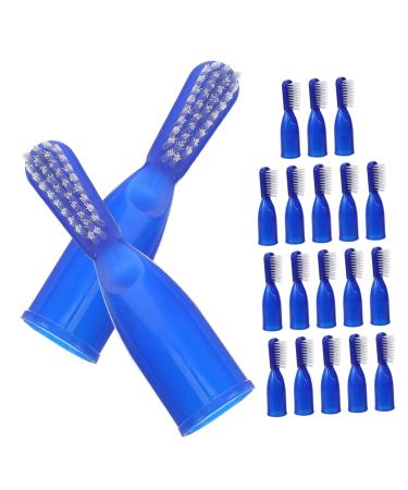 Foytoki 20 pieces of prison toothbrush portable toothbrush toothbrush Destinular toothbrush toothbrush clean tools toothbrush with finger cover travel toothbrush