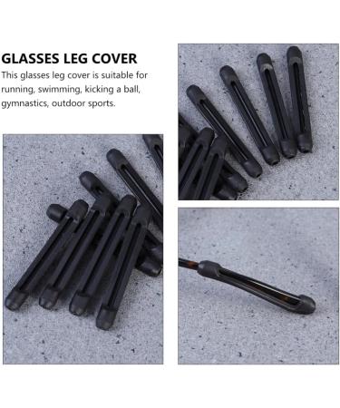Lurrose Hearing Protection Plugs - 10 Pairs Silicone Glasses Brackets & Hangers for Reading Glasses - Shoulder Pads - Black - International Shipping - Buy Online on GoSupps.com