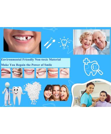 Temporary Tooth Replacement Kit Bundle Set - 30 Fake Teeth in 3 Shades - Includes Temp Tooth Beads, Lip Expander, and 200 Thermal Beads - DIY Tooth Replacement Solution - Buy Online on GoSupps.com
