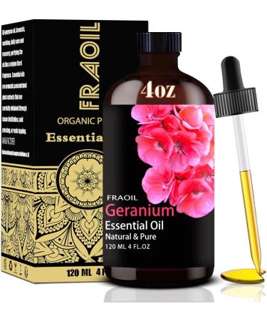 Fresh Linen Essential Oil 8 Fl Oz and Geranium Essential Oil 4 Fl Oz for Diffuser Humidifier Yoga Cleaning DIY Candle Soap Making Perfume Gift for Essential Oils - Buy Online on GoSupps.com