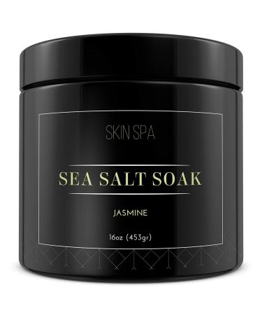 Mineral Sea Salt Soak - Jasmine 16oz (453gr)