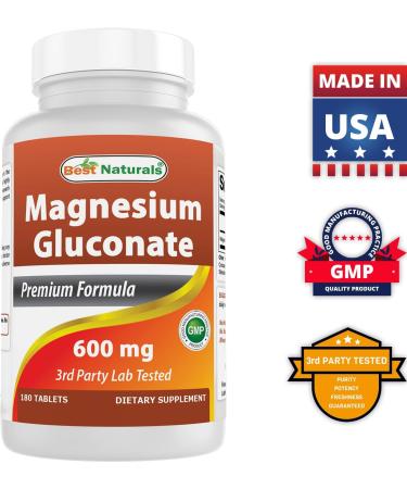 Magnesium Gluconate 600 mg & Vitamin B2 (Riboflavin) 400mg - Buy Online on GoSupps.com