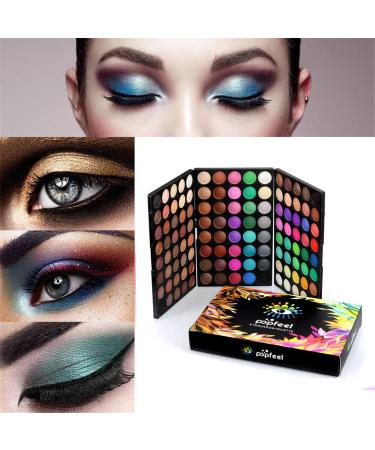 FantasyDay 120 Colors Highly Pigmented Matte Eyeshadow Palette - Warm Natural Makeup Kit - Shimmer & Matte Eye Cosmetics - Buy Online on GoSupps.com