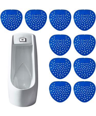 WOBBLO Urinal Deodorant Screen | Air Freshener Natural Urinal Mat Multifunctional Safe for Bathrooms Bathrooms Homes Hotels Blue (10 Pieces) - Buy Online on GoSupps.com