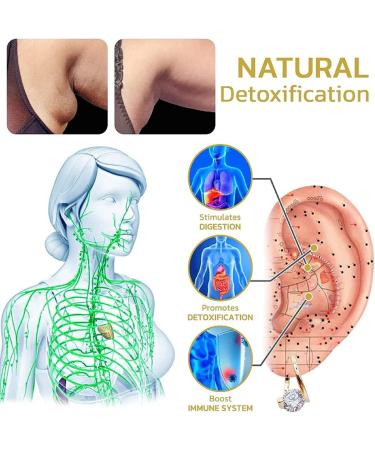 Beautiful Lymphvity Magnetic Therapy Germanium Earrings - Weight Loss & Lymphatic Drainage (2 Silver) - Buy Online on GoSupps.com