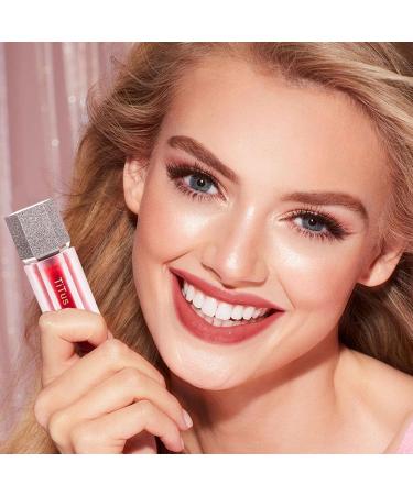 Long Lasting Lipstick Velvet Lip Gloss Portable Nonstick Makeup Lipstick with Color Development Easy to Push Away Teksome 203 - Buy Online on GoSupps.com