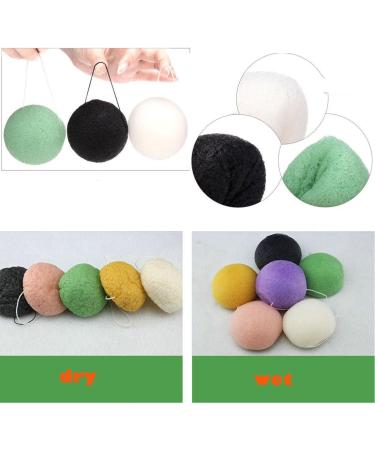 Buy Konjac Facial Sponges - Exfoliating & Cleansing Beauty Sponges for Radiant Skin | International Shipping Available - Buy Online on GoSupps.com