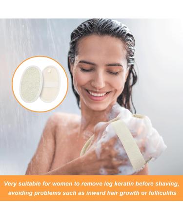 Natural Luffa Sponge Set - Biodegradable Eco-Friendly Peeling for Deep Cleaning & Healthy Skin - 3 Pieces - Buy Online on GoSupps.com