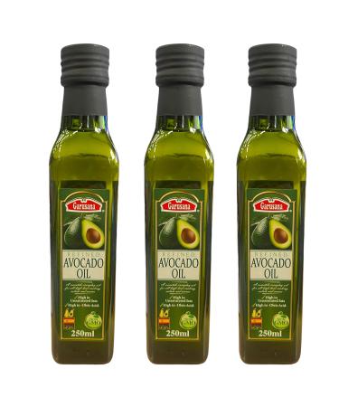 Garusana Refined Avocado Oil 250ml (Pack of 3)