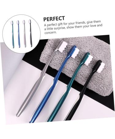 Beavorty 4-Piece Soft Toothbrush Set for Adults - Portable & Practical Home Dental Care - Buy Online on GoSupps.com