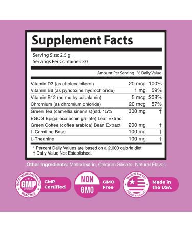 Gelatin Burn Natural Powder Supplement with Vitamins Minerals & Botanical Extracts Non-GMO Easy to Mix USA Made 2.65Oz 75g 30 Servings 3 Month Supply 2.65 Ounce (Pack of 3) - Buy Online on GoSupps.com