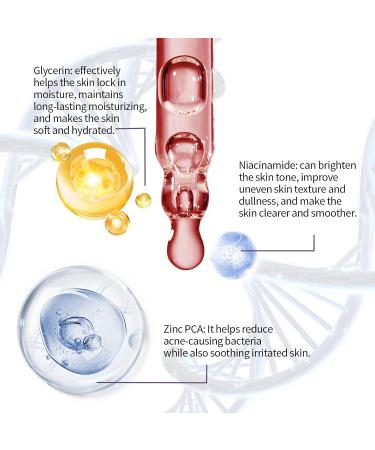 Niacinamide Acne Clearing and Firming Serum Gentle Moisturizing and Fading Facial Acne Softening Skin Serum - Buy Online on GoSupps.com