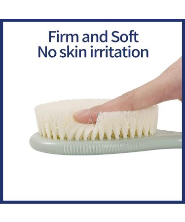 Long Handle Back Brush for Shower - Foldable & Mold Resistant | Wet/Dry Brushing | Men & Women - Buy Online on GoSupps.com