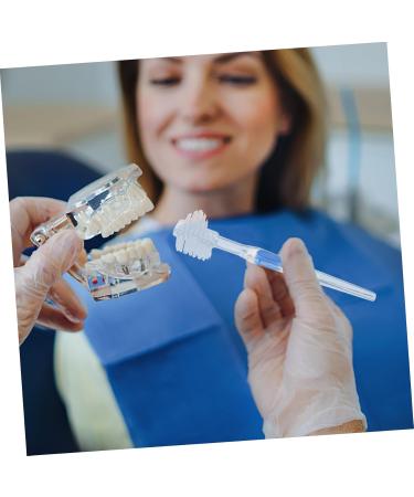 Clispeed 15 StK Double-Sided Prosthesis Cleaner Toothbrush for False Teeth Care | Denture Cleaning Brush - Buy Online on GoSupps.com