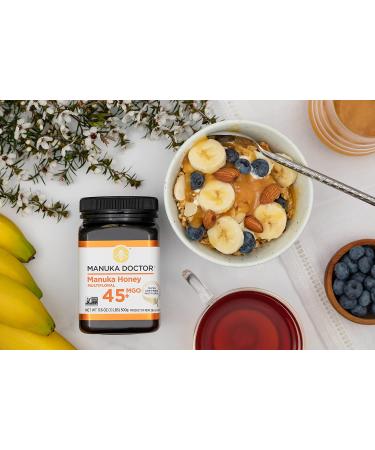 Manuka Doctor Multifloral MGO 45+ Manuka Honey 1.1 lbs (500g) - Premium Natural Health - Buy Online on GoSupps.com