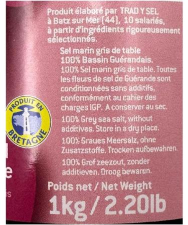  Aprosela Fleur de Sel Guerande/France TradySel 1 kg - Buy Online on GoSupps.com