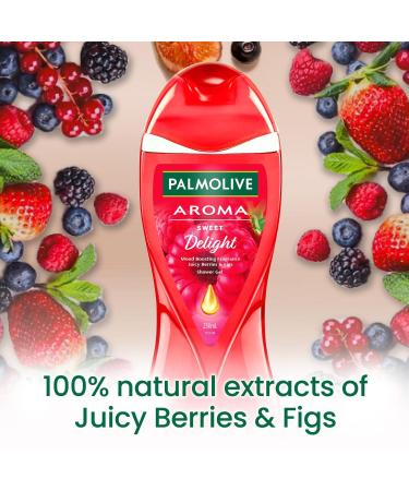 Palmolive Juicy Berries & Figs Body Wash - Nourishing Mood-Boosting Fragrance | Paraben & Silicone Free pH Balanced 250ml - Buy Online on GoSupps.com
