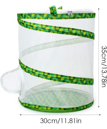 biteatey Butterfly Habitat Collapsible Bug Mesh Cage Insect And Butterfly Habitat Design Collapsible Insect Mesh Cage Breeding Plant Cultivation Greenhouse - Buy Online on GoSupps.com