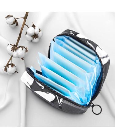 Buy Cute Space Motorcycle Menstruation Pad Bag with Zipper - Stylish Tampon Collection Bags for Women & Girls - Buy Online on GoSupps.com