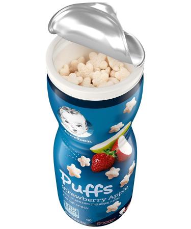 Gerber Puffs Cereal Snack Variety Pack - Strawberry Apple, Banana, Sweet Potato - 1.48 oz Each (Pack of 3) - Buy Online on GoSupps.com