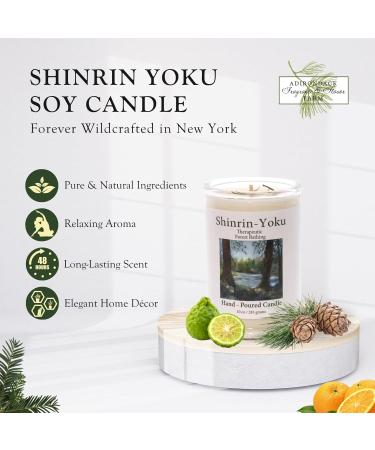 ADK Shinrin Yoku Scented Candle | 10 Oz Natural Aromatherapy for Home & Kitchen D cor | Relaxing Plant-Based Wax Gift - Buy Online on GoSupps.com