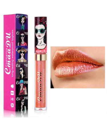 Matte Metallic Lip Gloss - Long Lasting, Waterproof, Diamond Shimmer Liquid Lipstick | 0.03 Fl Oz (Pack of 1) - Buy Online on GoSupps.com