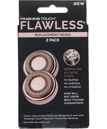 2-Pack Finishing Touch Flawless Replacement Heads - Rose Gold - Buy Online on GoSupps.com