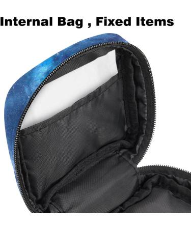Galaxy Tie Dye Menstrual Cup Pouch | Sanitary Napkin Storage Bag for Women | Portable Zipper Tampons Holder for Purse | First Period Kit for Teen Girls - Buy Online on GoSupps.com