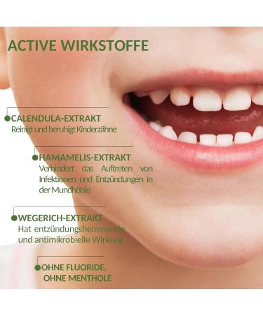 Bilka Homeopathy Children's Toothpaste 6+ Years - Fluoride-Free Menthol-Free Paraben-Free - Raspberry Flavor for Strong & Healthy Teeth - 50 ml - Buy Online on GoSupps.com
