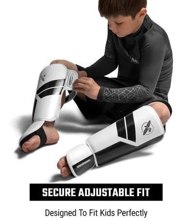 Hayabusa S4 Kids Shin Guards - Muay Thai, MMA, Kickboxing - Large/X-Large White - Buy Online on GoSupps.com