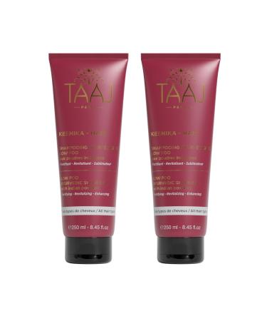 TAAJ TAAJ | Loo Pow Ayurvedic Shampoo - KESHIKA | Fortifying revitalizing & beautifying | Ayurvedic powders with cleansing & beautifying properties | Soft & silky hair | Vegan | Pack of 2 x 250 ml