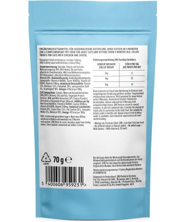 Buy Amazon Cat Snacks - Chicken & Cheese 70g (Pack of 5) | International Shipping Available - Buy Online on GoSupps.com