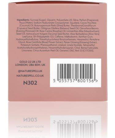 Nature Spell Tone & Tighten Sugar Crystal Body Scrub 300g Exfoliating Body Scrub Hyaluronic Acid Ginseng Extract & Plant Collagen Made in the UK - Buy Online on GoSupps.com
