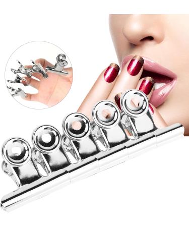 HOHXFYP 5 Piece Nail Extension Clips Multifunctional C Curve Extension Clips Durable Professional Stainless Steel Nail Art Tool for Shops - Buy Online on GoSupps.com