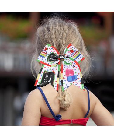 Back to School Hair Clips - Cartoon Back to School Hair Barrettes | Chic Hair Accessories Portable Barrettes for Students - Buy Online on GoSupps.com