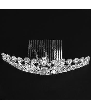 Frcolor Wedding Bridal Tiara Crown - Rhinestone Princess Headpiece with Comb for Perfect Bridal Look - Buy Online on GoSupps.com