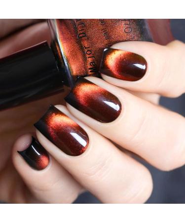 Cat Eye Nail Polish Quick Dry Glitter Nail Polish (06) Starry Sky Brown - Buy Online on GoSupps.com