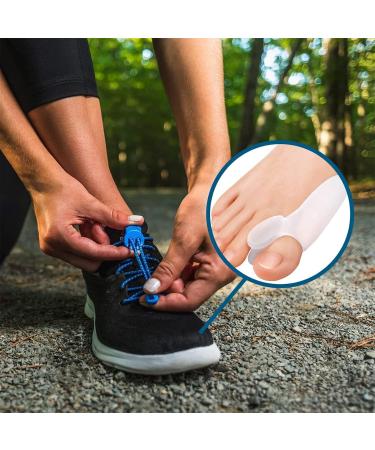 4-Piece Toe Spreader for Hallux Valgus - Silicone Ball Protection & Toe Separator Bandage - Pain Relief for Bunions - Buy Online on GoSupps.com