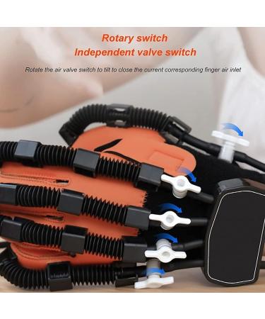 Hand Rehabilitation Robot Gloves Finger Training Stroke Hand Splint Finger Orthotics With Single Finger Training And Mirror Mode for Long-Term Relief(Size:S code Color:left hand) S code left hand - Buy Online on GoSupps.com