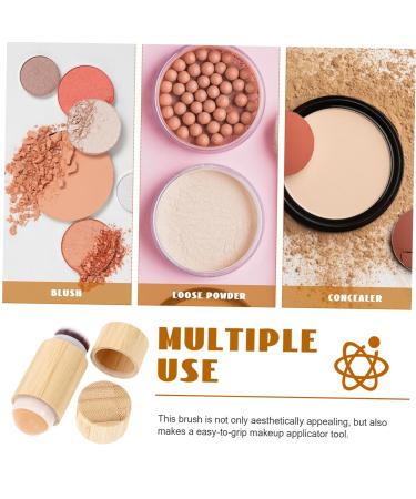 Oil Absorbing Roller Ball Makeup Brush - Perfect Applicator for Liquid Foundation | Small Facial Makeup Brush for Women - Buy Online on GoSupps.com