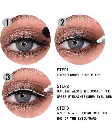 JCUGSBS 6 Pcs White Eyeliner Pen Soft Eyeliner Pen for Highlighters Highlighter for Eyes Waterproof Eyeshadow Pen Hypoallergenic - Buy Online on GoSupps.com